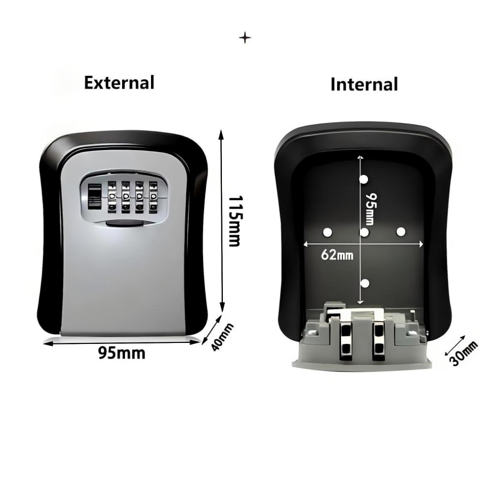 Lockbox Key Secure - Cassetta di Sicurezza a Muro con