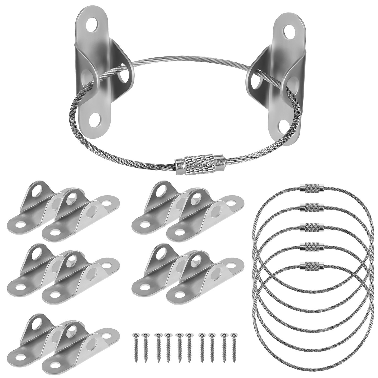 Earthquake Anchor Strap - 6 Set di Ancoraggi per Fissare