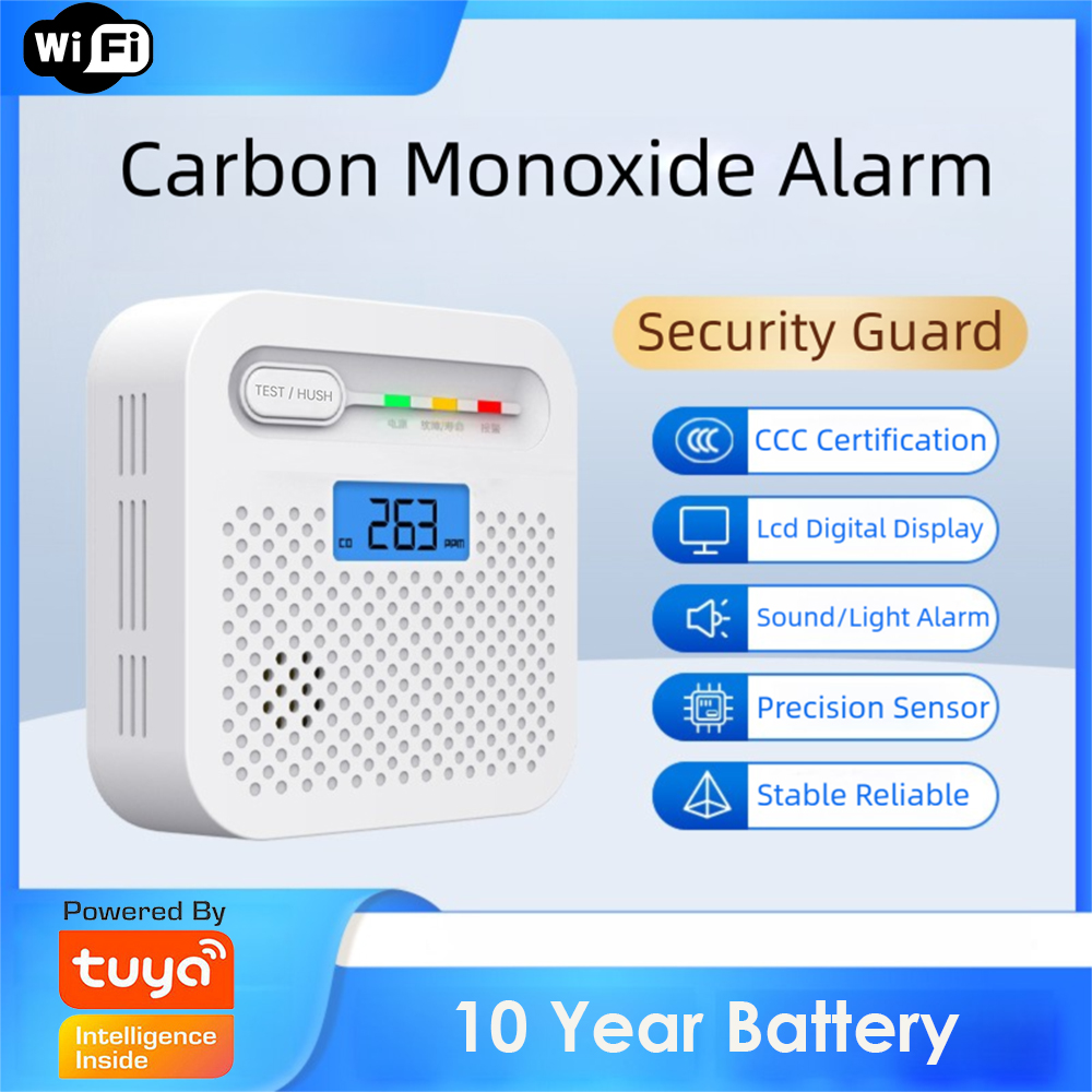 Co Detector Plug - Rilevatore di Monossido di Carbonio WiFi