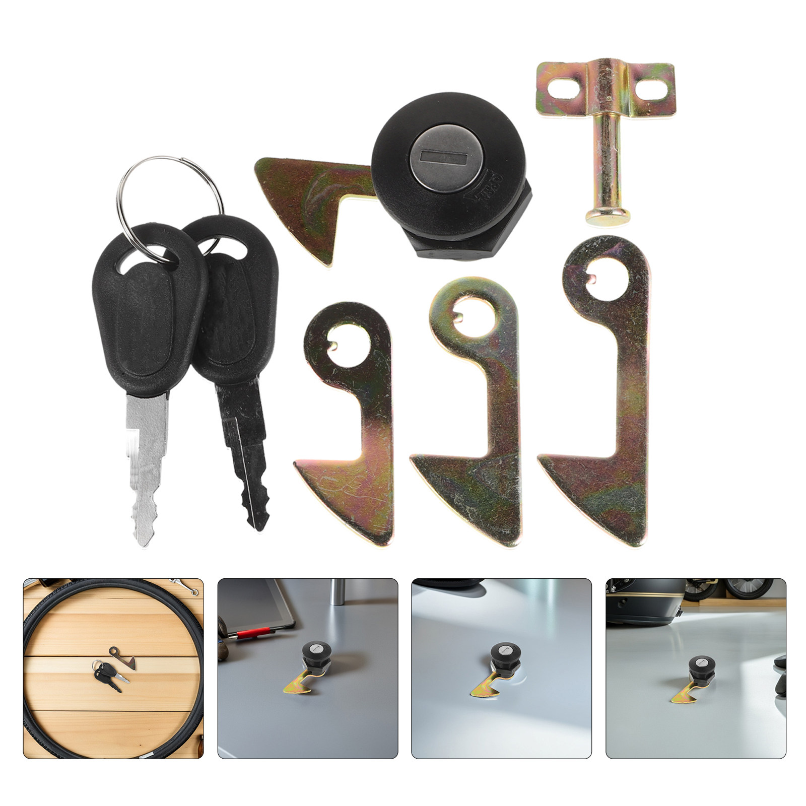 Lockbox Key Secure - Set di 2 Serrature per Baule