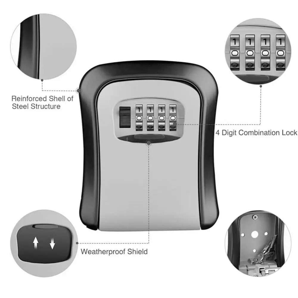 Cassetta di Sicurezza a Muro c - Lockbox Key Secure recensione e prezzo