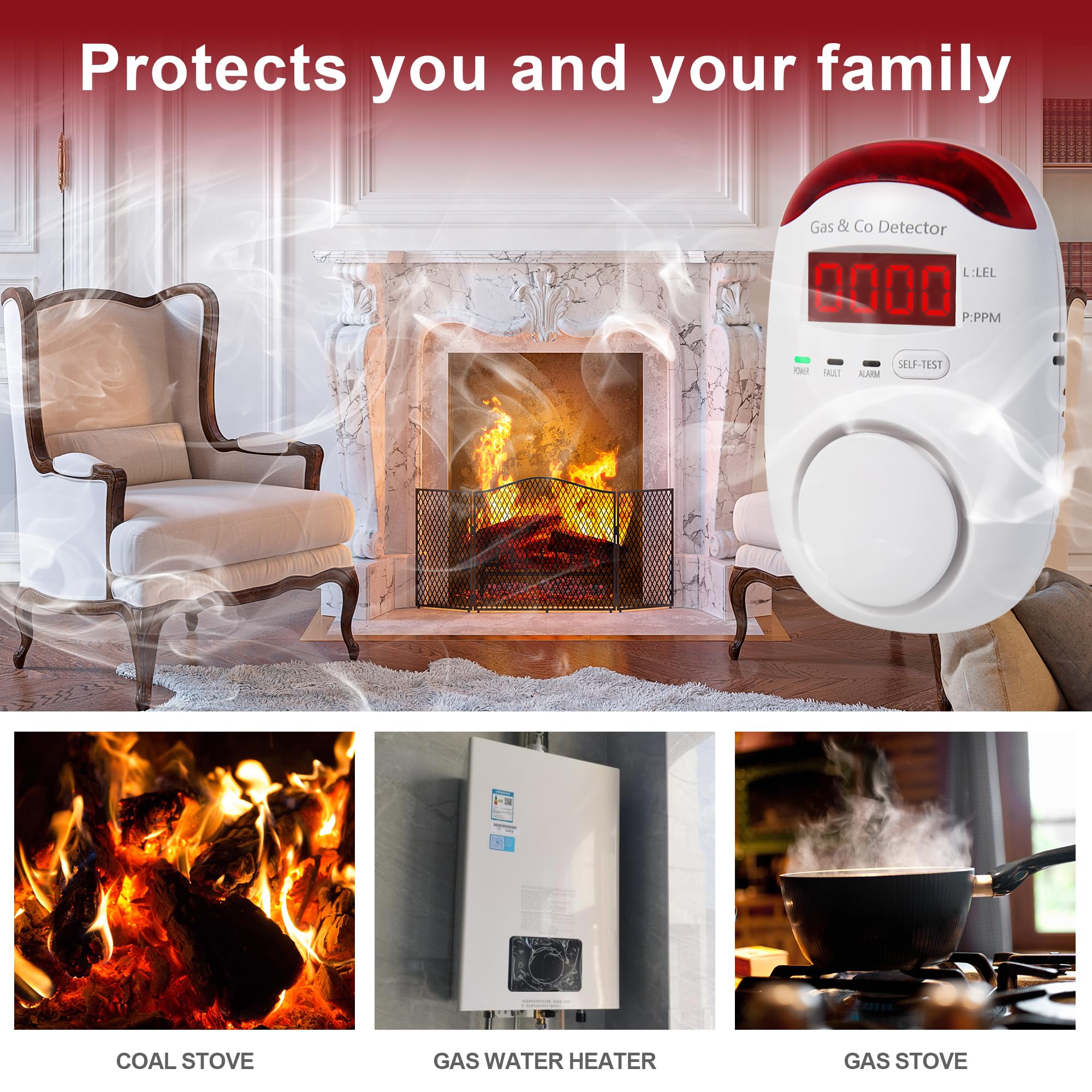 Rilevatori combinati di gas e  - Co Detector Plug recensione e prezzo