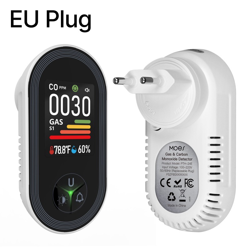 Rilevatore di fughe di gas CO, - Co Detector Plug recensione e prezzo