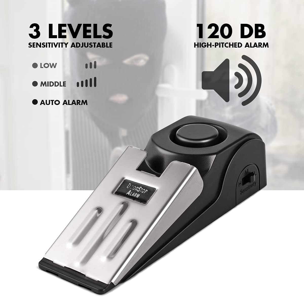 1/2 pezzi portatile da viaggio - Door Stop Alarm recensione e prezzo